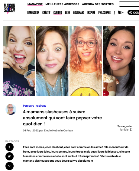 Article Maison Slash sur Imparfaites